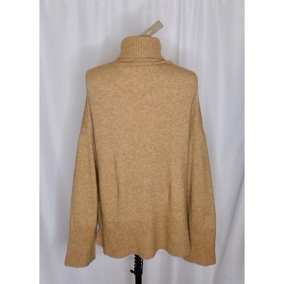 J. CREW Turtleneck Sweater in Supersoft Yarn Tan Camel size small. - Picture 8 of 13